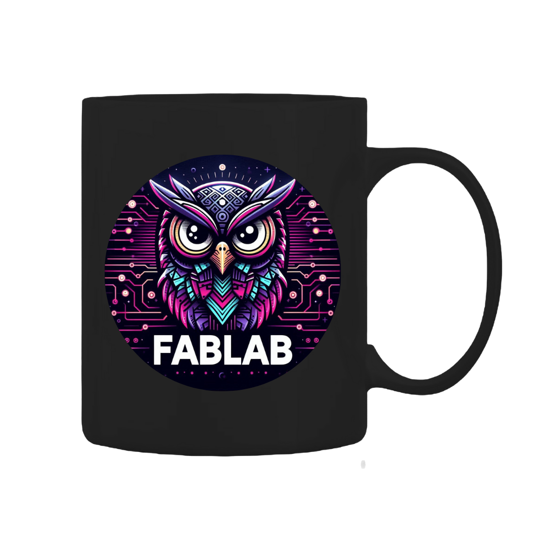 4 taza negra sublimada